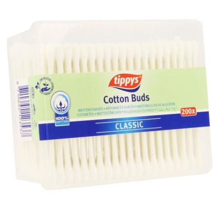 COTON TIGES BTE 200 BATONNETS PAPIER