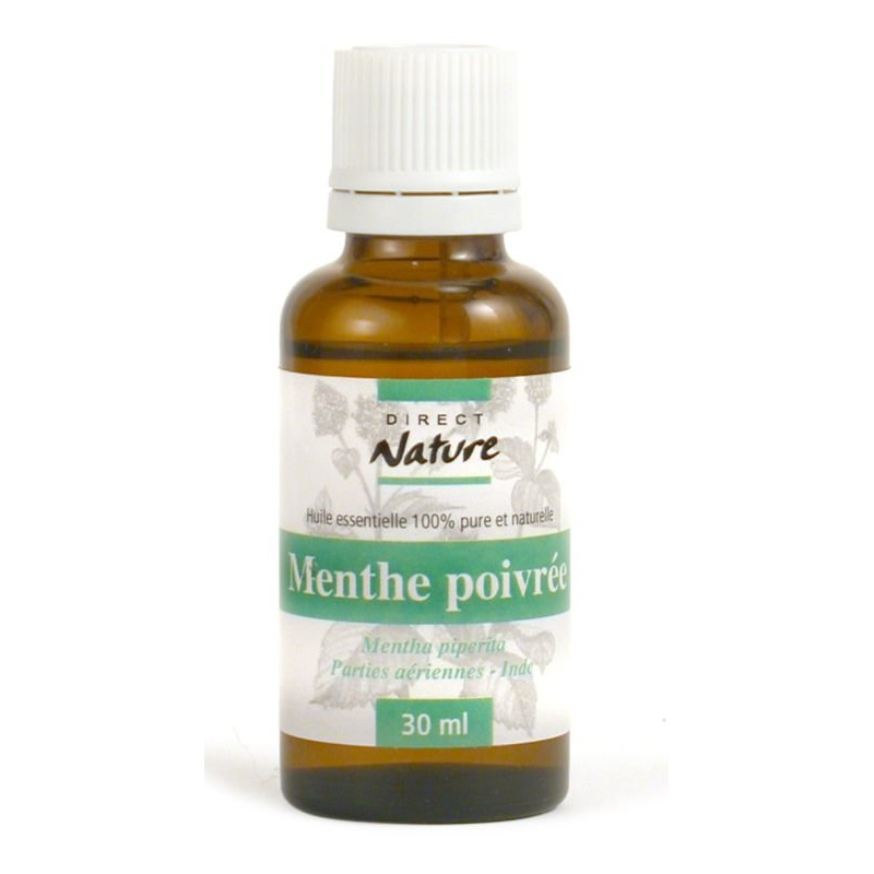 Huile essentielle menthe poivrée 30 ML direct nature