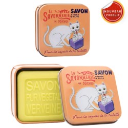 SAVON BOITE METAL PUB ANCIENNE CHAT