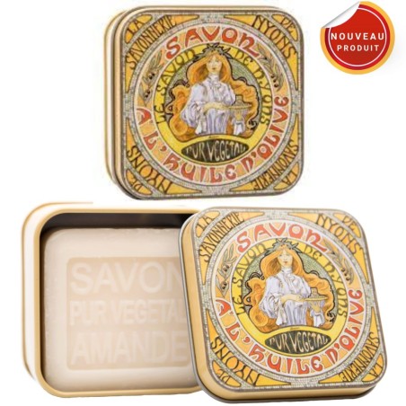 SAVON BOITE METAL " MUCHA 1 " 100 g