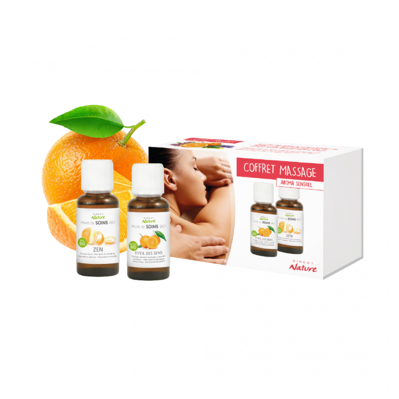 COFFRET MASSAGE  AROMA SENSUEL