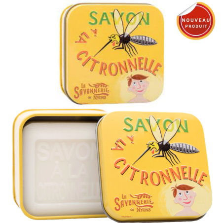 SAVON BOITE METAL SPECIAL CITRONELLE