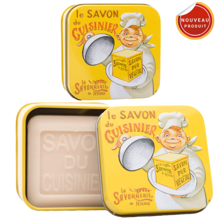 SAVON BOITE METAL SPECIAL CUISINIER