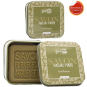 SAVON BOITE METAL A L\' ARGILE VERTE