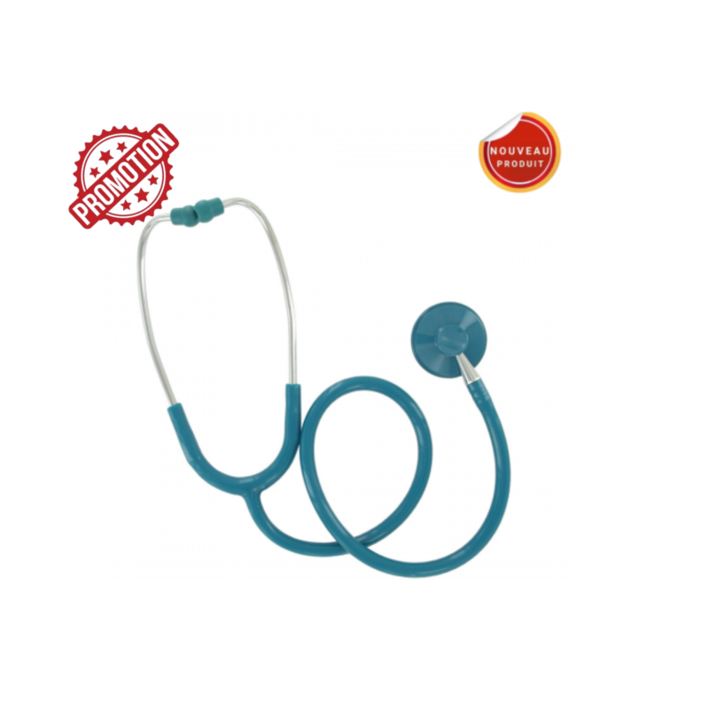 STETHOSCOPE DUAL PULSE TUBULURE NACREE VERT LAGON