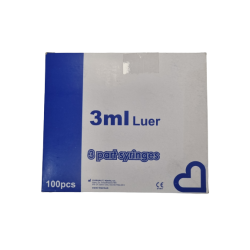 SERINGUE 3P3ML LUER BTE 100