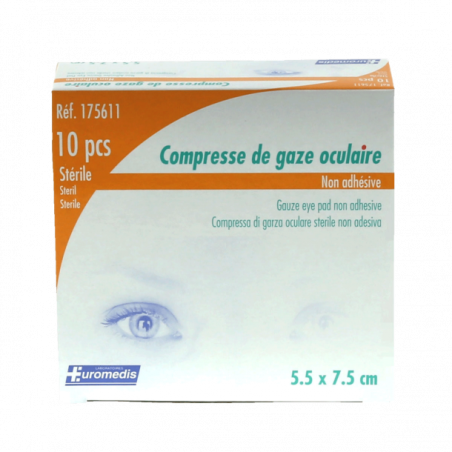 COMPRESSE OCULAIRE STERILE  BTE DE 10