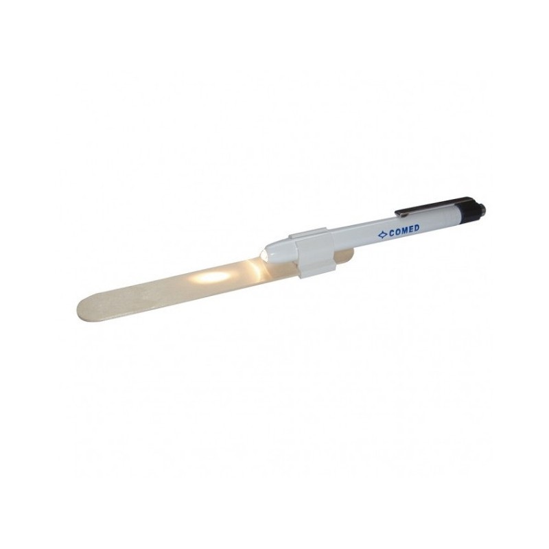 LAMPE DIAGNOSTIC PEN WHITE AVEC PORTE ABAIS LANGUE