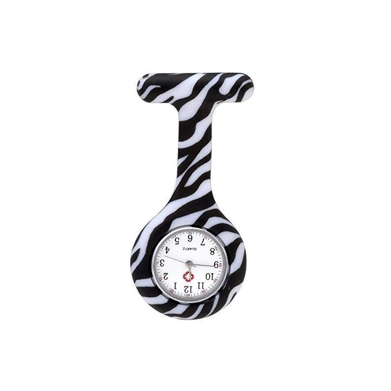 MONTRE INFIRMIERE SILICONE ZEBRE