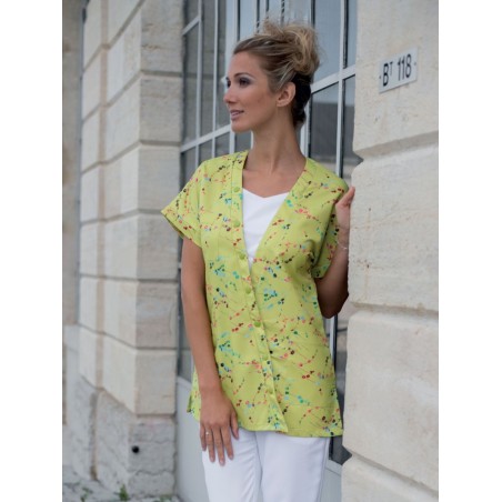 TUNIQUE FEMME KIM HALLEGRO SPRING / BLANC