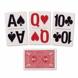 JEU DE CARTES GROS CARACTERES