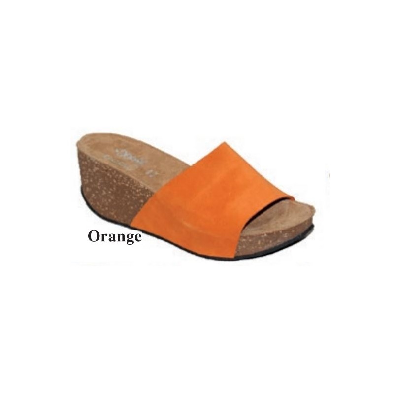 LAMALO SOCLE COMPENSE BIO CONFORT CUIR ORANGE