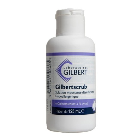 GILBERT SCRUB CHLORHEX 4% SOL MOUSSANTE 125ML