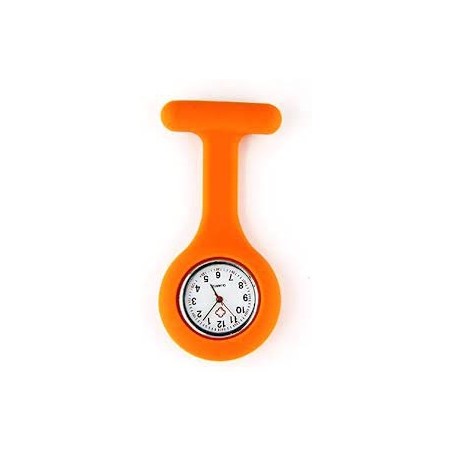 MONTRE INFIRMIERE SILICONE ORANGE