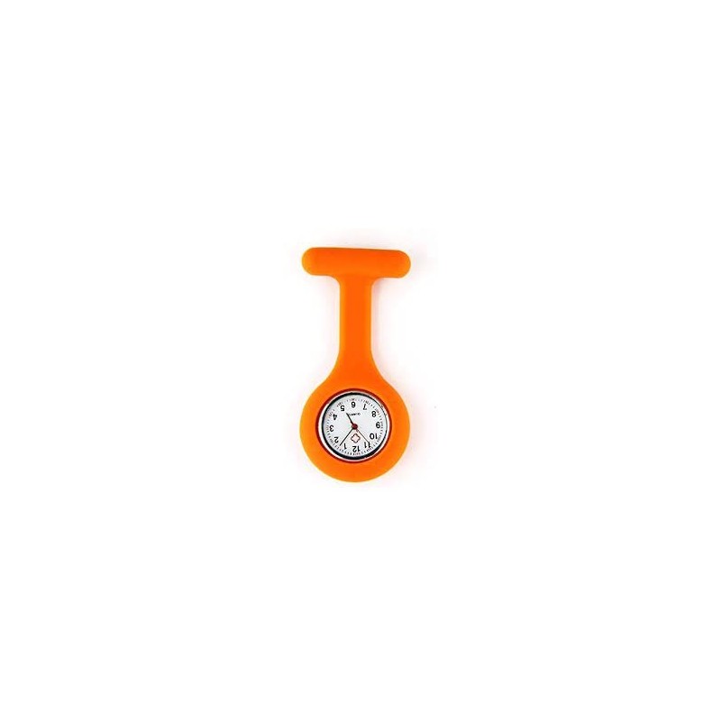 MONTRE INFIRMIERE SILICONE ORANGE