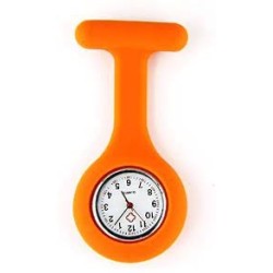 MONTRE INFIRMIERE SILICONE ORANGE