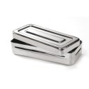 BOITE DE STERILISATION INOX 20X10X5CM COMED