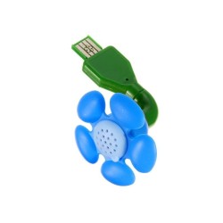 DIFFUSEUR FLEUR PAR CHALEUR DOUCE PRISE USB BLEUE