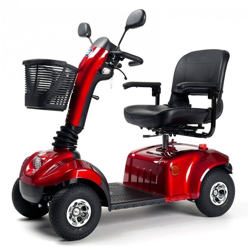 SCOOTER ERIS 4 ROUES ROUGE BTERRIE STANDARD 10KM/H