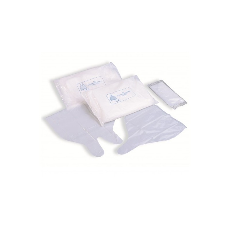 DOIGTIER PE  2 DOIGTS EMBALLEES INDIVIDUEL SACHET DE 100