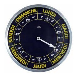 HORLOGE JOUR DE LA SEMAINE