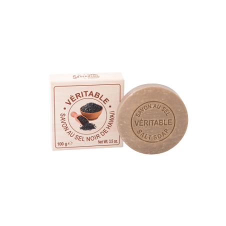 SAVON AU SEL NOIR DE HAWAÏ 100g