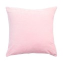 TAIE D\'OREILLER FERMETURE GLISSIERE ROSE 60X60CM  D\'OREILLER FERMETURE GLISSIERE ROSE 60X60CM