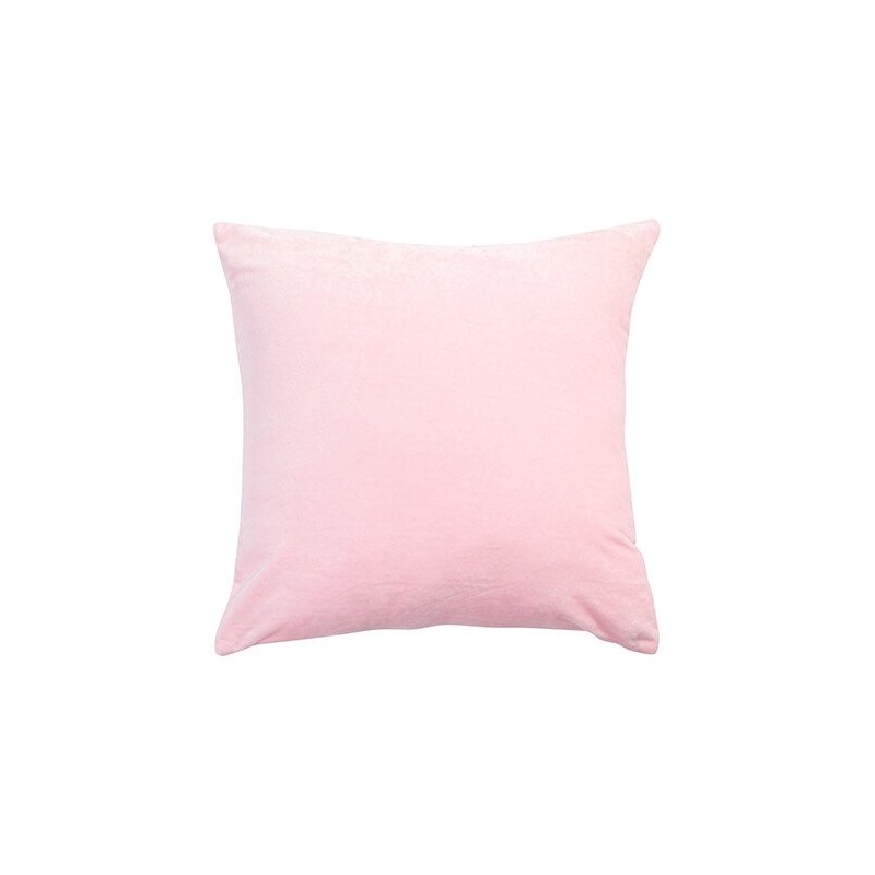 TAIETAIE  D'OREILLER FERMETURE GLISSIERE ROSE 60X60CM  D'OREILLER FERMETURE GLISSIERE ROSE 60X60CM