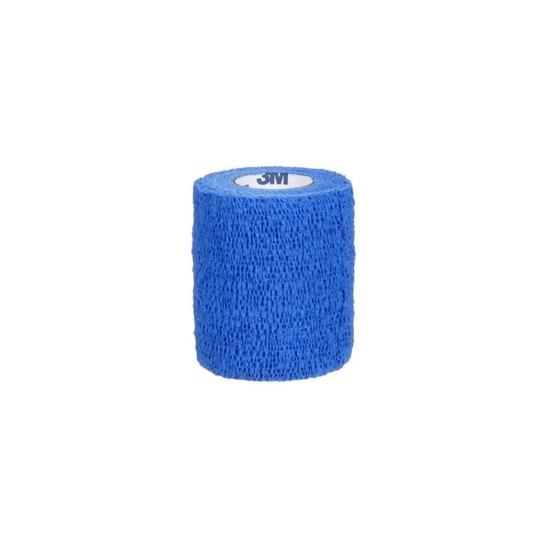 COHEBAN BANDE DE CONTENTION 5CM X 4.50 M BLEU