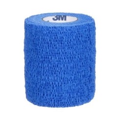 COHEBAN BANDE DE CONTENTION 5CM X 4.50 M BLEU