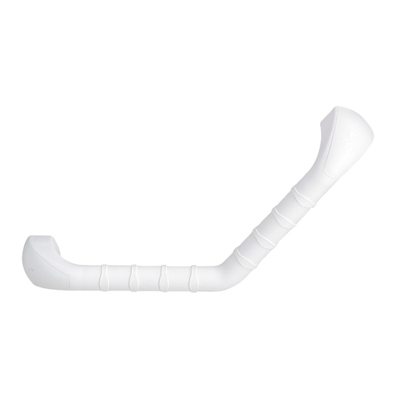 BARRE APPUI COUDE PRIMA AVEC ANGLE PM BLANC 33 CM