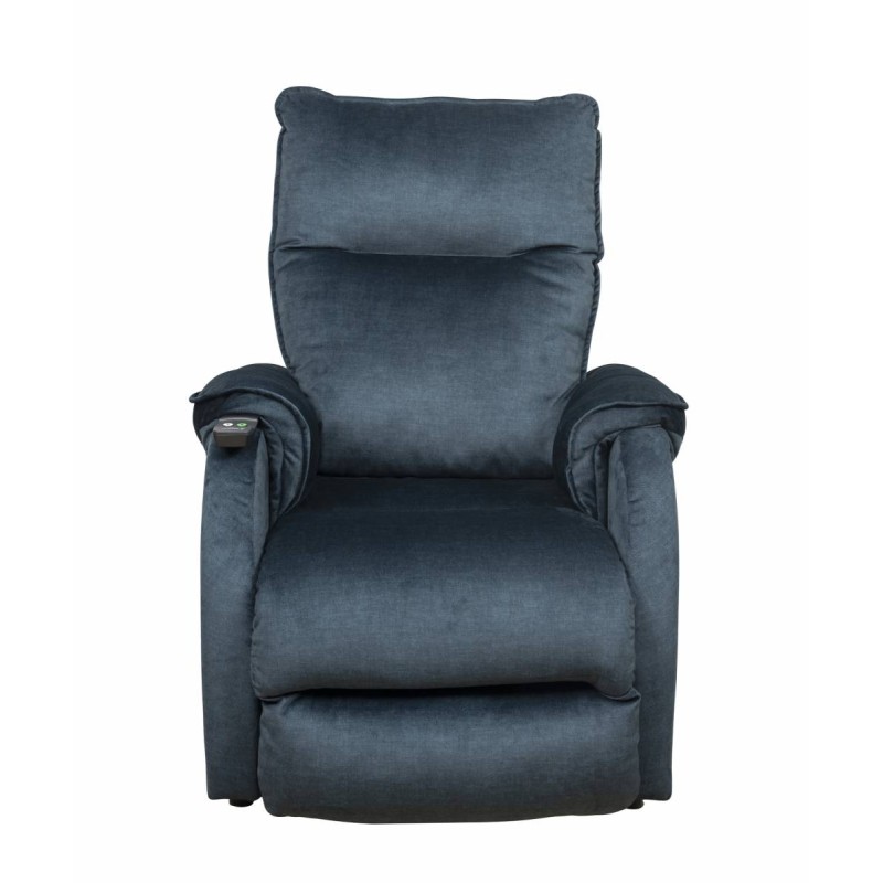 FAUTEUIL RELEVEUR LUX 1 MOTEUR BLEU SAPHIR PETITE H