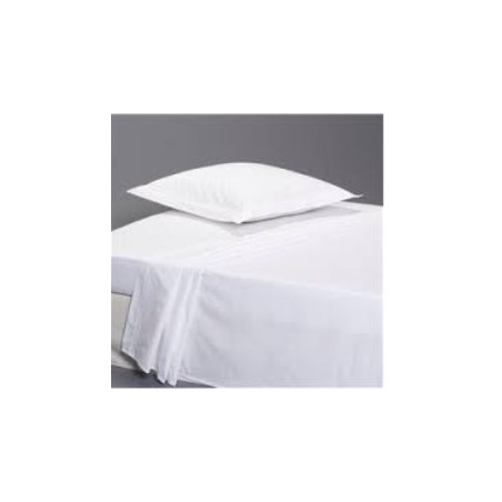 DRAP - POLYESTER/COTON 50/50 blanc