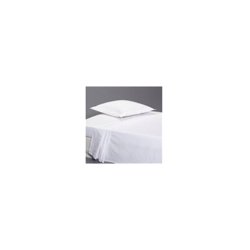 DRAP - POLYESTER/COTON 50/50 blanc