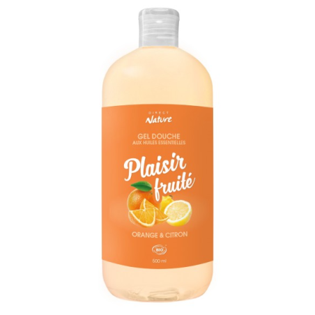 GEL DOUCHE PLAISIR FRUITE CITRON&MANDARINE  500ML