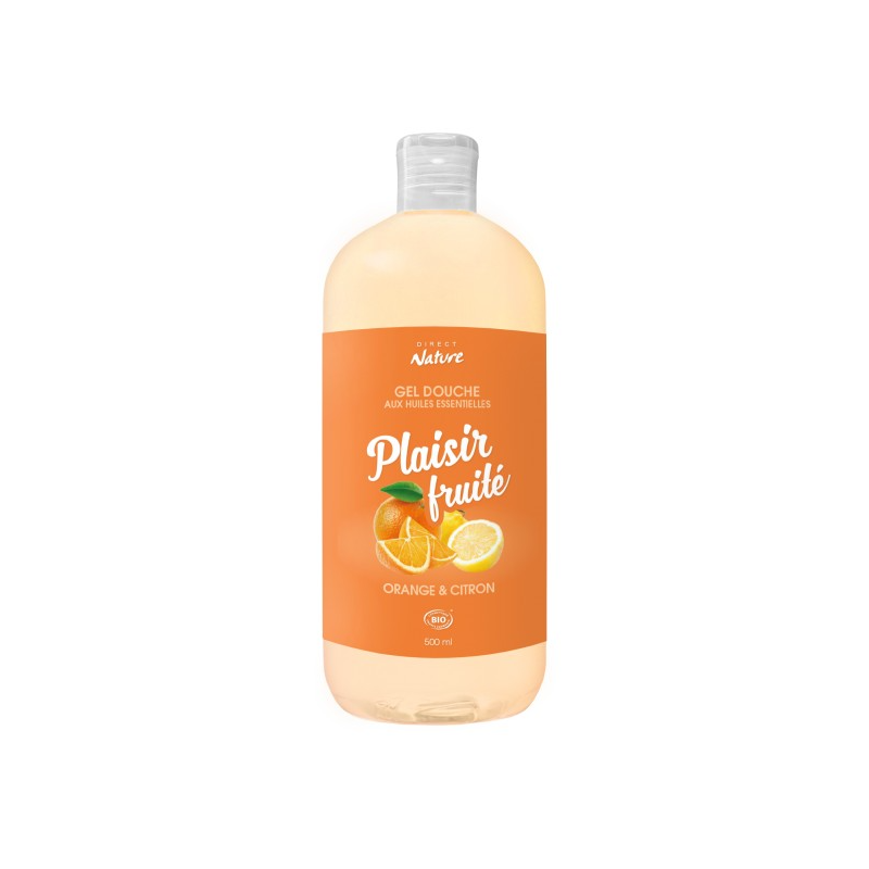 GEL DOUCHE PLAISIR FRUITE CITRON&MANDARINE  500ML