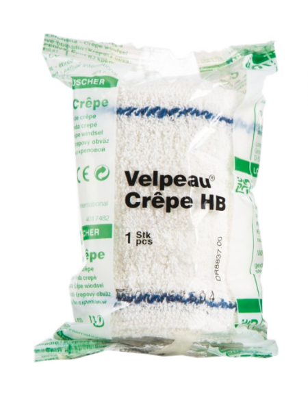 Velpeau Bde Crepe blanchie 4X10 CM BTE 1