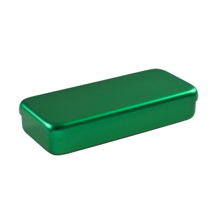 BOITE INSTRUMENTS ALUMINIUM ANODISE VERT