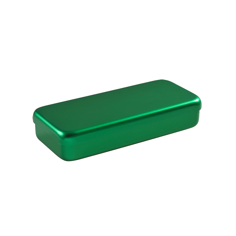 BOITE INSTRUMENTS ALUMINIUM ANODISE VERT