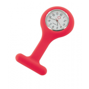 Montre silicone infirmière rouge