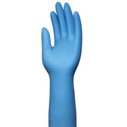 GANT NITRILE NON POUDRE BLEU  TM BTE 100