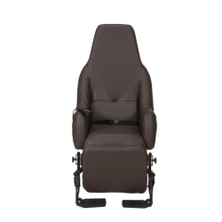 FAUTEUIL MISTRAL e  PVC CACAO