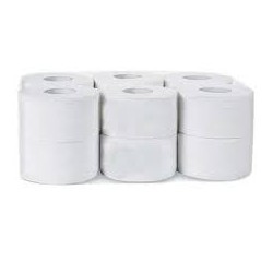 PAPIER TOILETTE 2 PLIS BLANC 160M MINI JUMBO X12