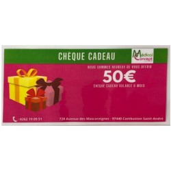 CHEQUE CADEAU DE 50€