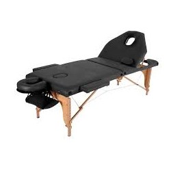 TABLE DE MASSAGE BOIS PLIANTE NOTIA JOLETI NOIRE