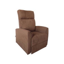 FAUTEUIL RELEVEUR ENZO 1 MOTEUR MICROFIBRE CHOCOLA