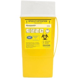 COLLECTEUR DECHET SHARPSAFE 0,6L COMPACT