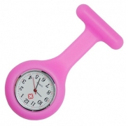 MONTRE INFIRMIERE SILICONE ROSE