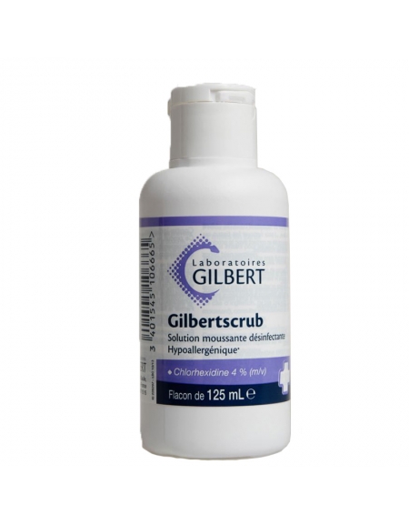 GILBERT SCRUB CHLORHEX 4% SOL MOUSSANTE 125ML