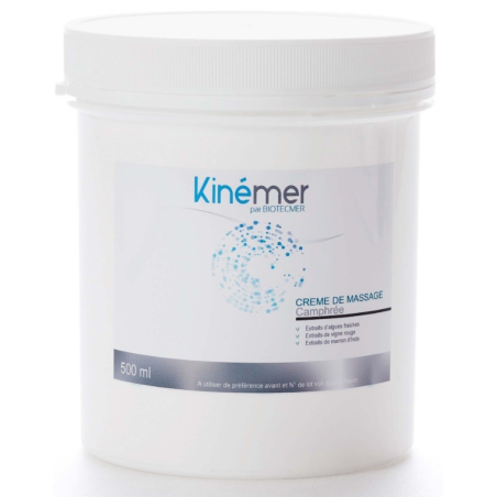 Kinémer Crème de massage camphrée 500 ML